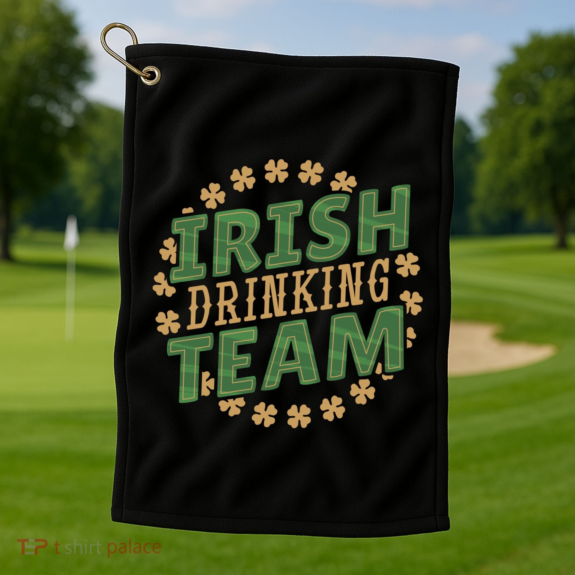 Clover Irish Drinking Team Golf Towel
