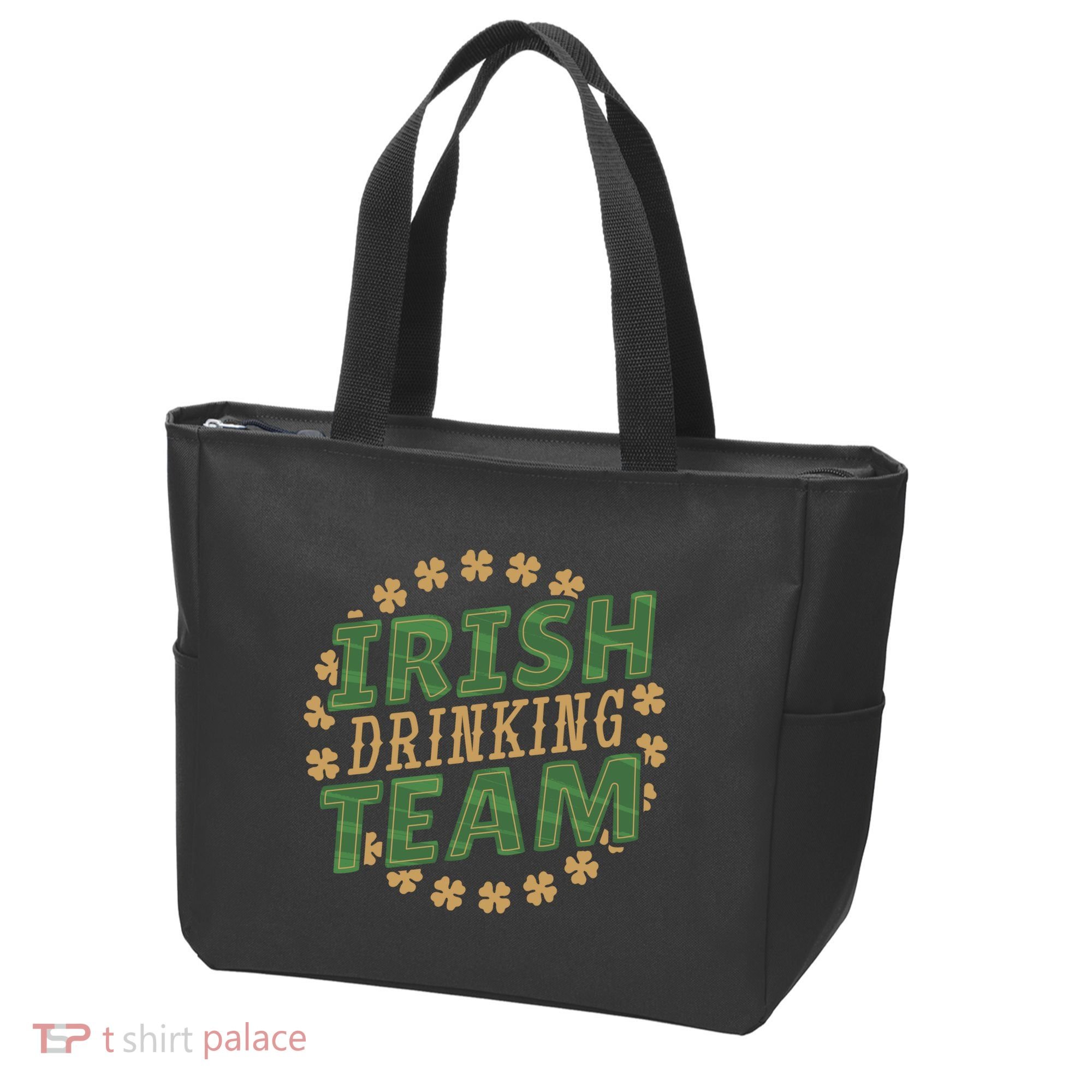 Clover Irish Drinking Team Tote Bag