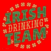 Clover Irish Drinking Team Santa Hat thumb 1