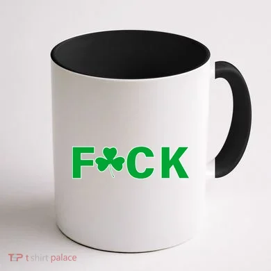 Clover Irish F*UCK Coffee Mug back
