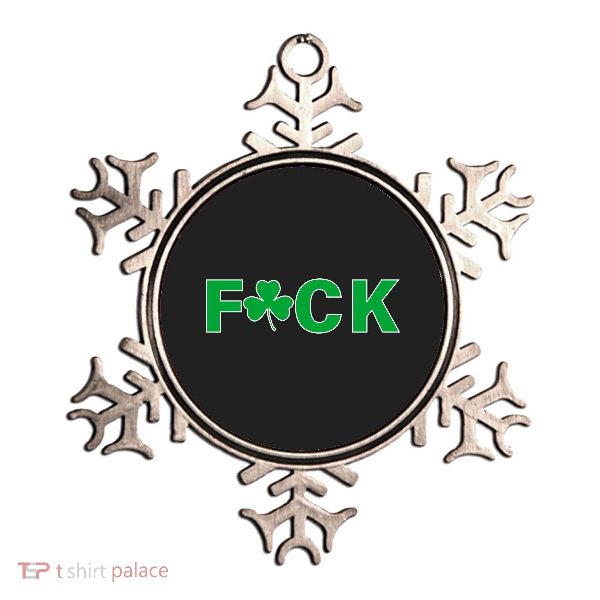 Clover Irish F*UCK Ornament