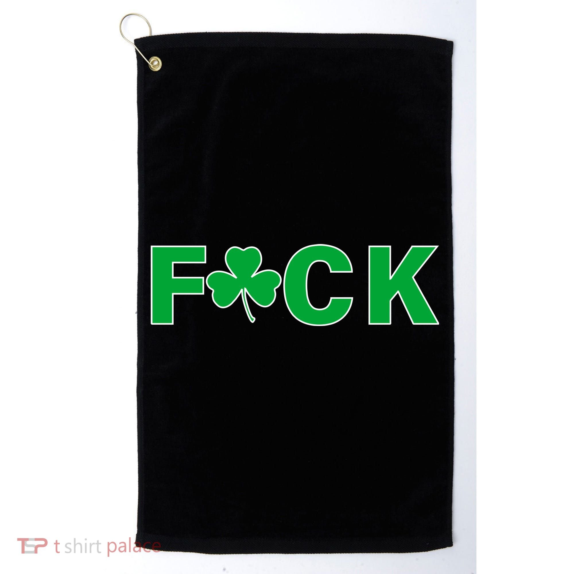 Clover Irish F*UCK Golf Towel