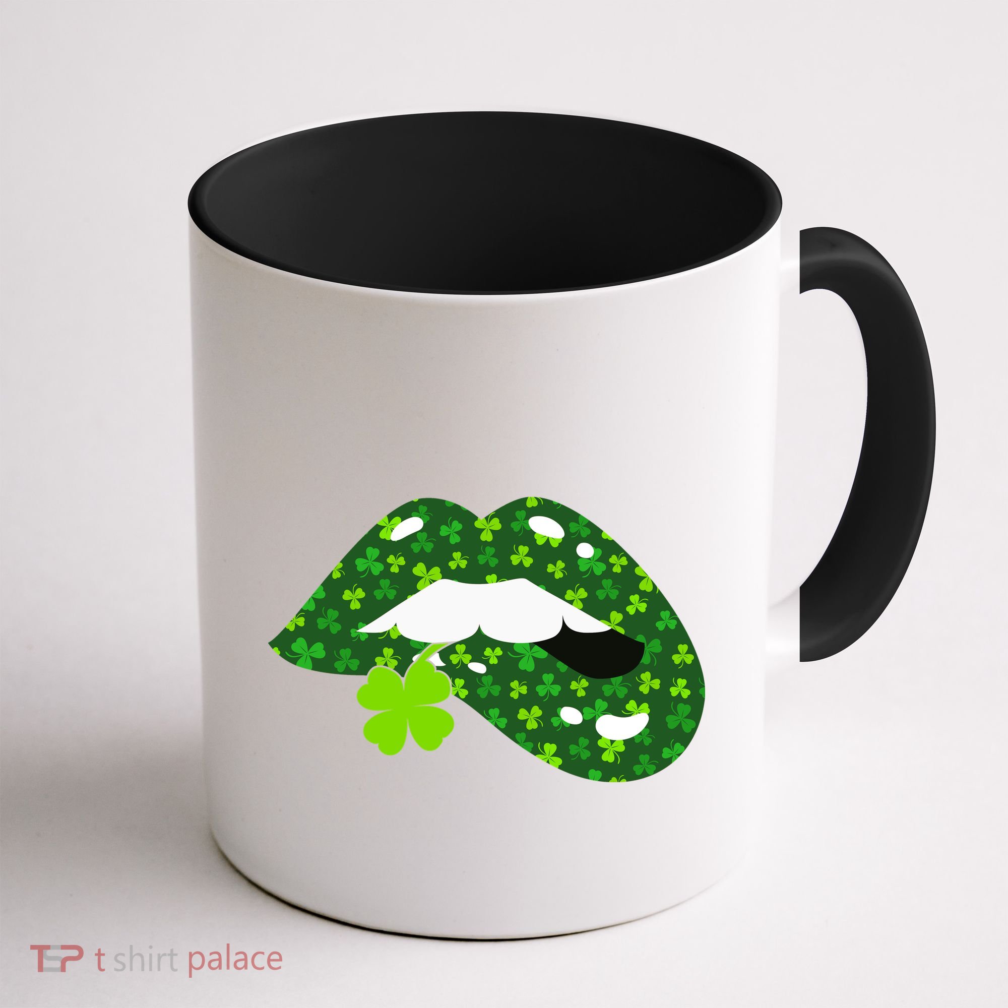 Clover Lips St.Patrick's Day Coffee Mug