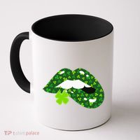 Clover Lips St.Patrick's Day Coffee Mug thumb 0