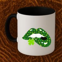Clover Lips St.Patrick's Day Coffee Mug thumb 2