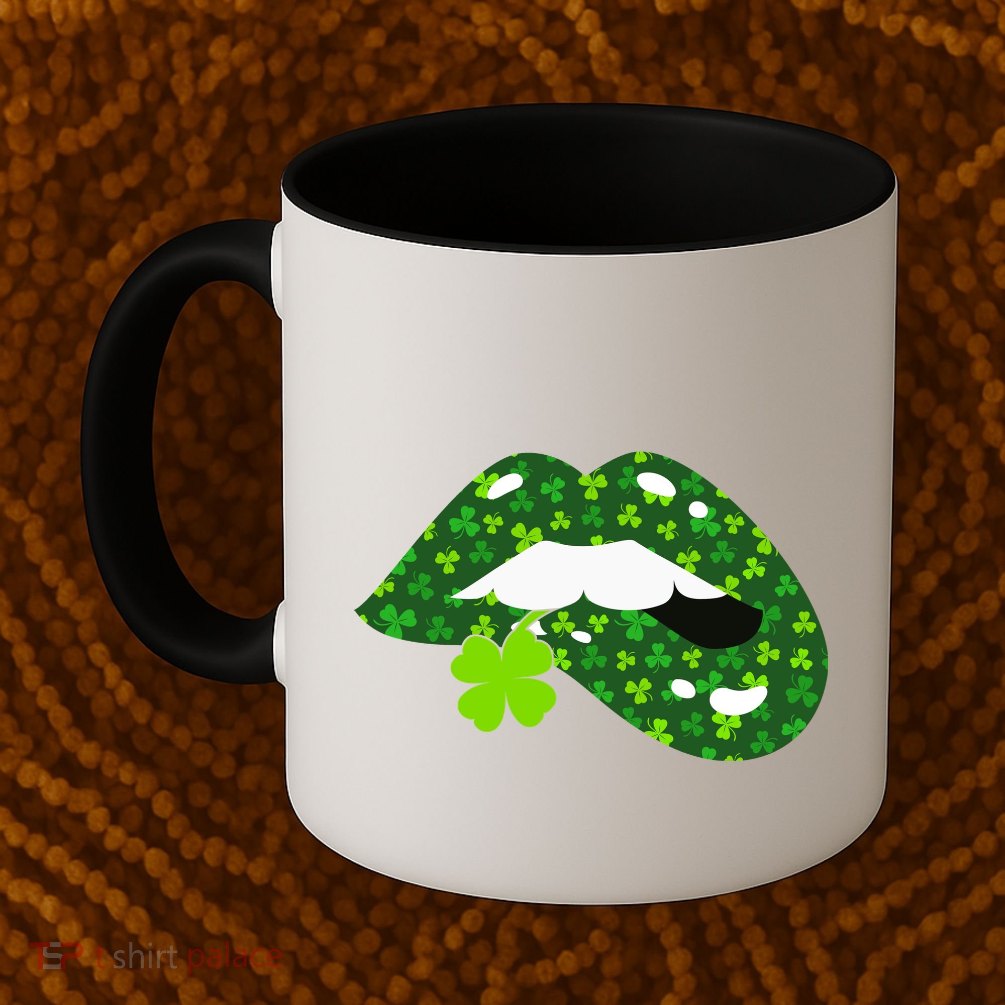 Clover Lips St.Patrick's Day Coffee Mug