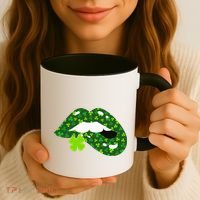 Clover Lips St.Patrick's Day Coffee Mug thumb 3