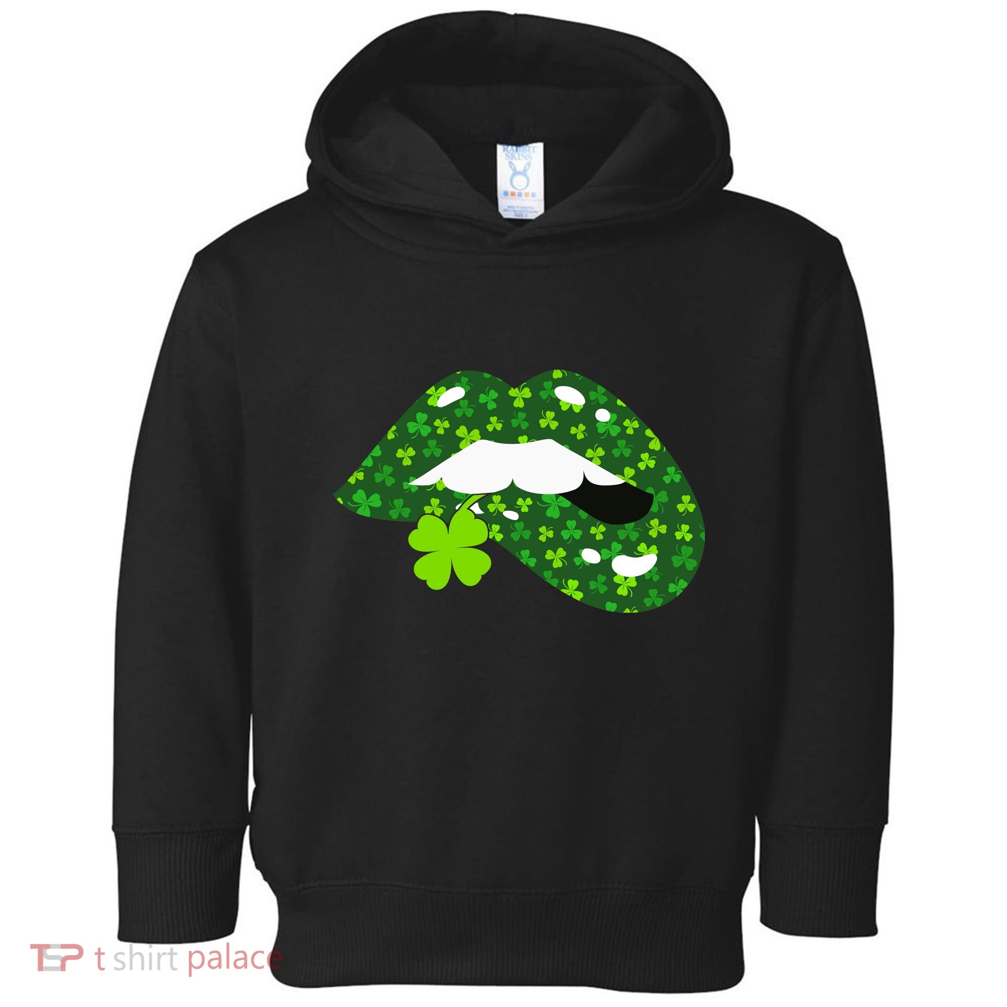 Clover Lips St.Patrick's Day Toddler Hoodie