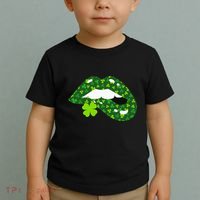 Clover Lips St.Patrick's Day Toddler T-Shirt thumb 2