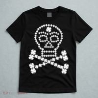 Clover Skull Crossbones St. Patricks Day T-Shirt thumb 5