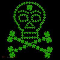 Clover Skull Crossbones St. Patricks Day Coffee Mug thumb 5