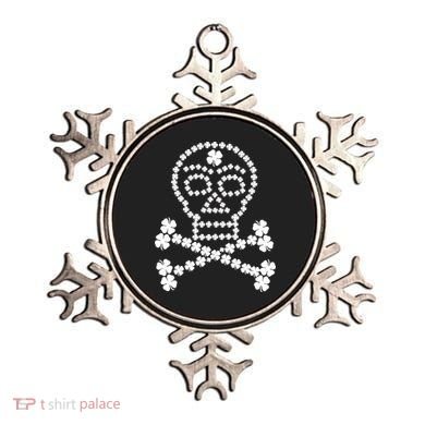 Clover Skull Crossbones St. Patricks Day Ornament