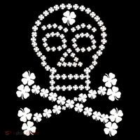 Clover Skull Crossbones St. Patricks Day Toddler Hoodie thumb 2