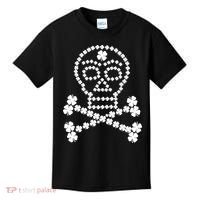 Clover Skull Crossbones St. Patricks Day Kids T-Shirt thumb 0