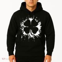 Cloverleaf Trace Splatter St. Patrick's Day Hoodie thumb 2