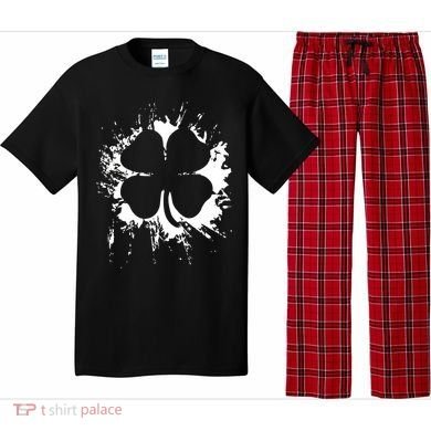 Cloverleaf Trace Splatter St. Patrick's Day Pajama Set