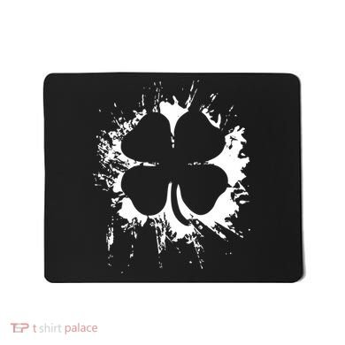 Cloverleaf Trace Splatter St. Patrick's Day Mousepad