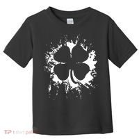 Cloverleaf Trace Splatter St. Patrick's Day Toddler T-Shirt thumb 0
