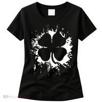 Cloverleaf Trace Splatter St. Patrick's Day Women's T-Shirt thumb 0