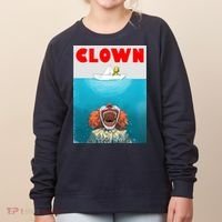 Clown Come Down Here Movie Parody Women's Sweatshirt thumb 0