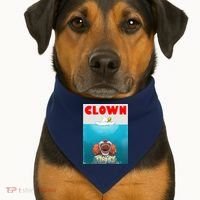 Clown Come Down Here Movie Parody USA-Made Doggie Bandana thumb 1