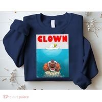 Clown Come Down Here Movie Parody Sweatshirt thumb 2