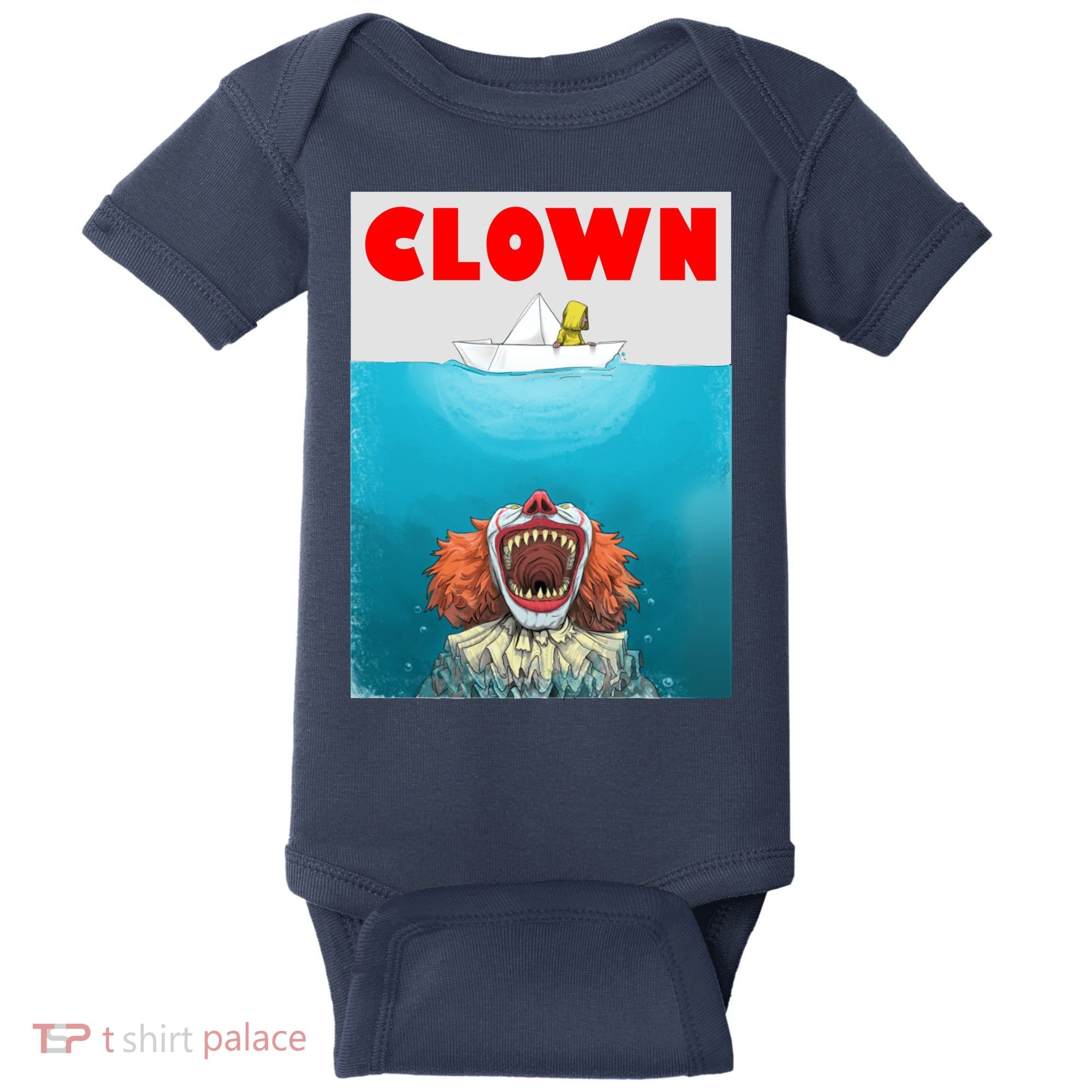 Clown Come Down Here Movie Parody Baby Bodysuit