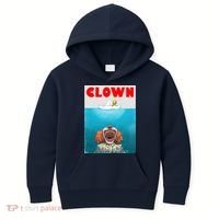 Clown Come Down Here Movie Parody Kids Hoodie thumb 0