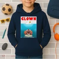 Clown Come Down Here Movie Parody Kids Hoodie thumb 2