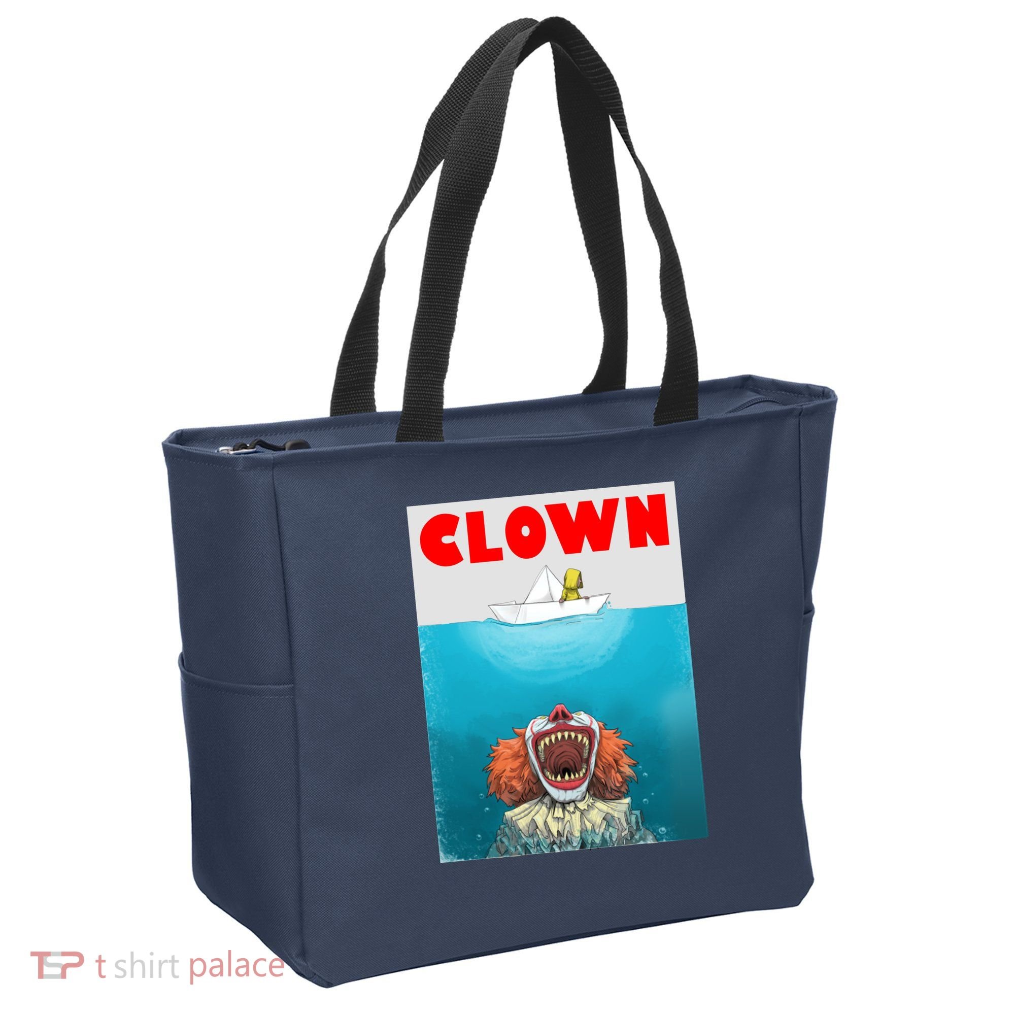 Clown Come Down Here Movie Parody Tote Bag