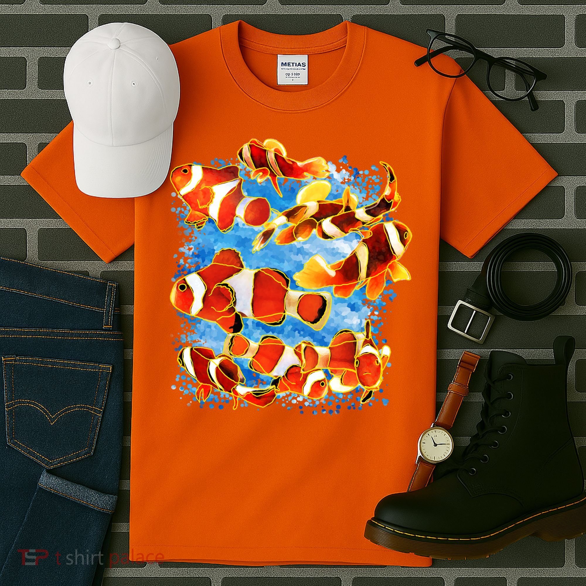 Clown Fish Tall T-Shirt