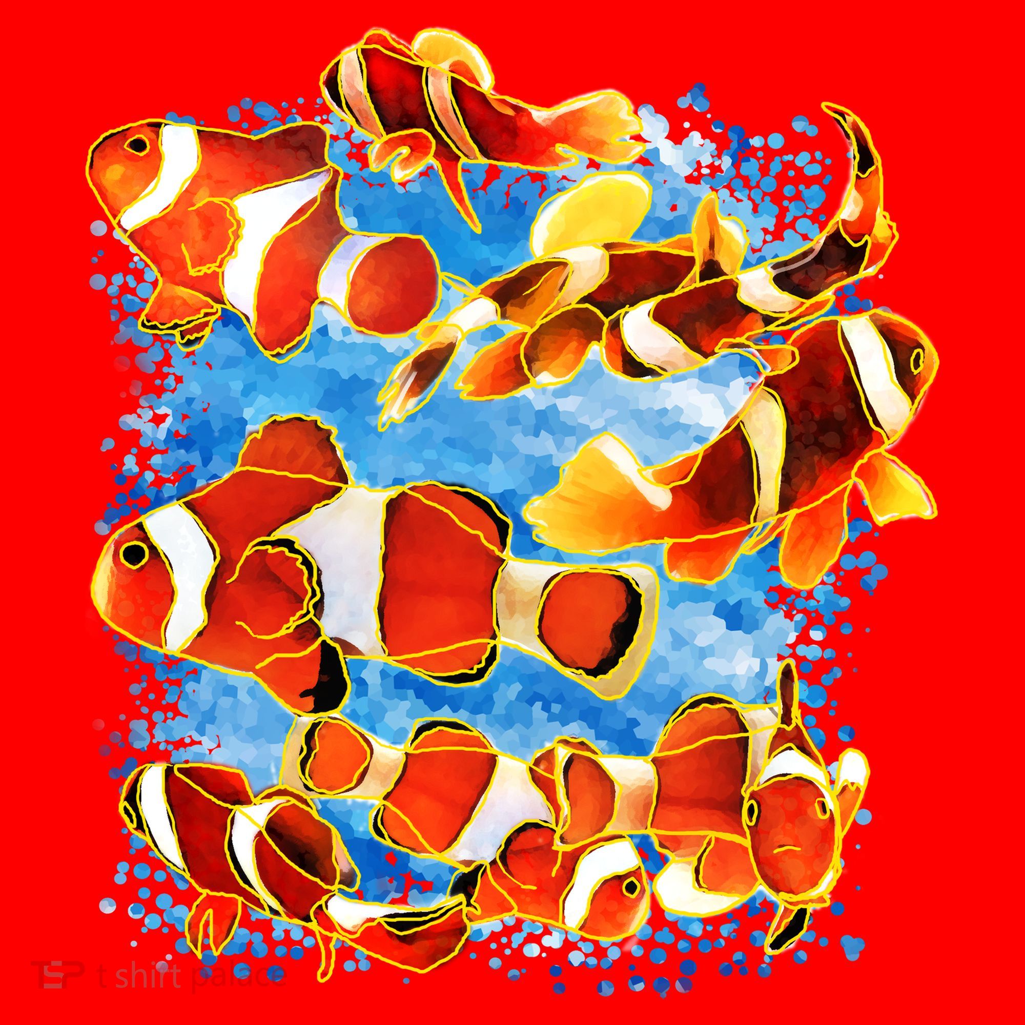 Clown Fish Santa Hat