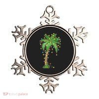 Christmas Lights Palm Tree Beach Funny Tropical Xmas Gift Ornament thumb 0