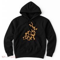 Cute Leopard Pattern Easter Bunny Rabbit Hoodie thumb 0