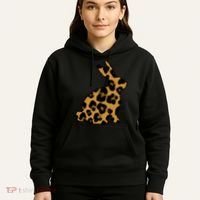 Cute Leopard Pattern Easter Bunny Rabbit Hoodie thumb 5