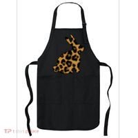 Cute Leopard Pattern Easter Bunny Rabbit Apron thumb 0
