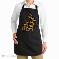 Cute Leopard Pattern Easter Bunny Rabbit Apron thumb 2