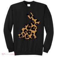 Cute Leopard Pattern Easter Bunny Rabbit Sweatshirt thumb 0
