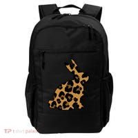 Cute Leopard Pattern Easter Bunny Rabbit Backpack thumb 0