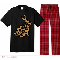 Cute Leopard Pattern Easter Bunny Rabbit Pajama Set thumb 0