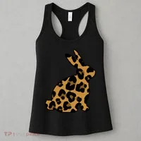 Cute Leopard Pattern Easter Bunny Rabbit Women's Tank Top thumb 3