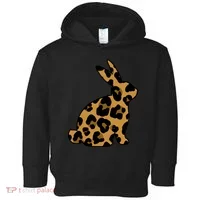 Cute Leopard Pattern Easter Bunny Rabbit Toddler Hoodie thumb 0