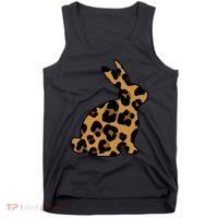 Cute Leopard Pattern Easter Bunny Rabbit Tank Top thumb 0