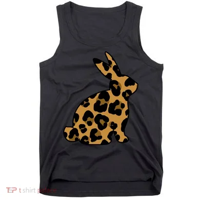 Cute Leopard Pattern Easter Bunny Rabbit Tank Top