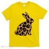 Cute Leopard Pattern Easter Bunny Rabbit T-Shirt
