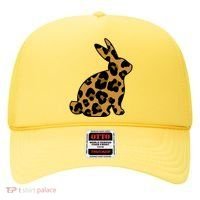Cute Leopard Pattern Easter Bunny Rabbit Hat thumb 0