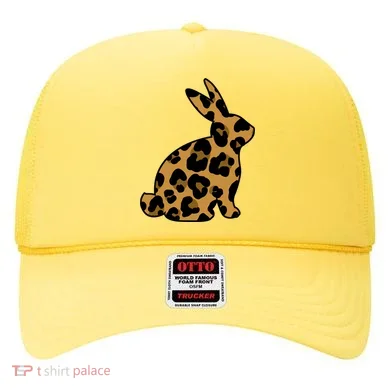 Cute Leopard Pattern Easter Bunny Rabbit Hat