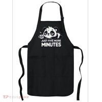 Cute Lazy Panda Just Five More Minutes Sleepy Apron thumb 0