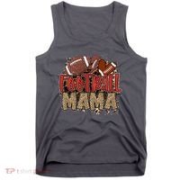 Cute Leopard Print Football Mama Tank Top thumb 0