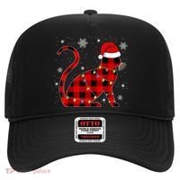 Cat Lover Plaid Holiday Festive Hat thumb 0